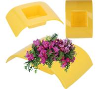 Composition ikebana - Cache-pot - Taille XXL - Pour compositions ikebana - Jaune