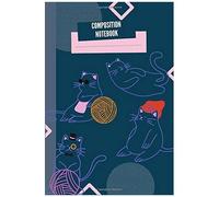 Composition Notebook: Cat Composition Notebook College Ruled Grades K-2: Primary Composition Half Page Lined Paper With Drawing Space (6" X 9" Notebook & Journals For Kids)