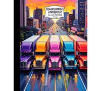 Composition Notebook Cool Semi-Trucks Themed Cover 7.5" X 9.25 Wide Ruled 120 Pages: Perfect for School, Work & Everyday Writing