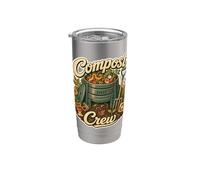 Compost Crew Jardin Terre Gobelet isotherme en acier inoxydable double paroi