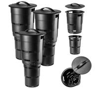 Compost de lit KADAX, composteur de jardin souterrain en plastique noir
