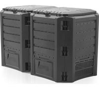 Composteur 2 chambres noir 800 L MODULE COMPOGREEN IKLM800C-S411