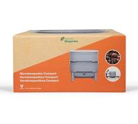 Composteur à vers compact – Système de vermicompostage pour la cuisine et le balcon, composteur pour les déchets de cuisine, avec 2 étages pouvant être étendus jusqu'à 5 niveaux, incluant un collecteu