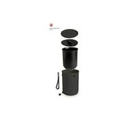 Skaza Composteur de cuisine Bokashi Organko 2 Ocean Noir 9,6 L