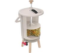 Composteur Bokashi "Sensei" (capacité : environ 11 litres, diamètre : 27 cm, hauteur : 57 cm, utilisation simple et hygiénique, filtre à charbon actif intégré), référence : 20200