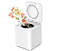 Composteur De Cuisine Électrique 3,5 L, Poubelle De Comptoir Intelligente, avec 2 Modes De Fonctionnement, Faible Niveau Sonore (50 DB), Recycleur De Déchets Alimentaires