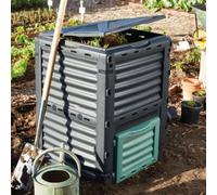 Linxor - Composteur, bac, Poubelle à Compost de Jardin - 300 L - 2 Coloris