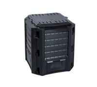 Prosperplast Composteur COMPOGREEN 380 L noir 82,6 x 71,9 x 71,9 cm