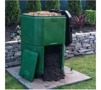 Composteur de jardin - Conteneur de compostage 200 litres - Vert Brunswick - Pour déchets de cuisine et de jardin