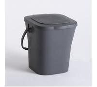 EDA Seau à compost 6 L – Couvercle hermétique – Anthracite
