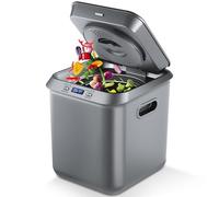 Composteur électrique, bac à compost intelligent intérieur/extérieur, inodore, auto-nettoyant, affichage LED intelligent, bac à compostage de cuisine de 2,5 L, transforme les déchets en engrais