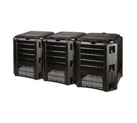 PROSPERPLAST Composteur Compogreen 1200L noir 82,6x198x71,9 cm