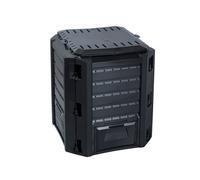 Prosperplast Composteur COMPOGREEN 380 L noir 82,6 x 71,9 x 71,9 cm