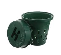 Composteur Vert en Plastique pour Jardin et Potager | Lombricompostage en Pleine Terre, Adapté aux Déchets Organiques Cuisine, Usage Extérieur