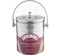 Compostier de cuisine 2 litres, durable, vert foncé
