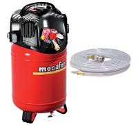 Compresseur 24l 1,5hp Twenty & FERM Plastique,Polychlorure De Vinyle Tuyau à air 10m - avec connexion rapide - pour compresseur