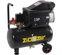 Compresseur 2kW-8 bar-24L Réservoir Générateur d'air comprimé à vitesse réduite Compresseur silencieux