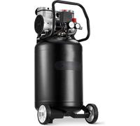 Compresseur à air comprimé - Compresseur d'air 50 L - Sans huile - Puissance 2 CV (1,5 kW) - Débit 113 L/min à 6,2 bars - Max. 8 bars - Pour la réparation automobile, les pneus, la peinture, le bois e