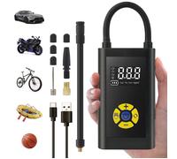 Compresseur à Air Portatif, Gonfleur Pneus Voiture, Pompe Électrique 150PSI sans Fil avec écran LCD Numérique Type-C Rechargeable