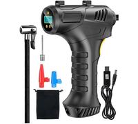 Compresseur à air portatif - PZCC - Rechargeable 12V - Sans fil - Écran LCD - 3 buses