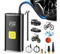 Compresseur à Air Portatif sans Fil 150PSI | Pompe à Vélo Électrique 12V avec LED | Gonfleur Pneus Voiture Moto Bi COMPRESSEUR AUTO