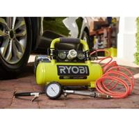 Compresseur à cuve RYOBI 18V ONE+, 3,8 L, 0,6 CV, 8 bars, R18AC-0