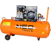 Compresseur à huile NEO TOOLS 150L pour ateliers professionnels et projets exigeants - Moteur puissant de 2200 W, débit de 295 l/min, 230 V