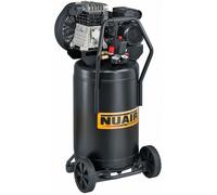 Compresseur à huile vertical - NuAir - 90L - 3 KM - 10 bar - 330 l/min - 230V - Transmission par courroie