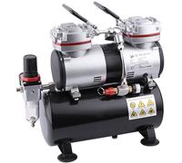 Compresseur Aerographe Professionnel Fengda FD-196 avec réservoir d’air / Régulateur de pression / 3,5L / 6 bars / Arrêt Auto