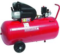 Compresseur lubrifié PRODIF 100L 8 bar 2,5 cv entraînement direct monocylindre 1245