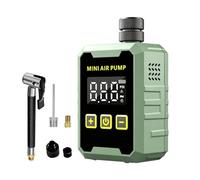 Compresseur Air Portable 150PSI, Mini Pompe Vélo Électrique avec Écran LCD, Gonfleur Pneus Auto Moto Ballons, pour cyclistes et aventuriers
