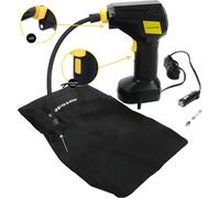 Compresseur avec affichage numérique, pour pneus de voiture et de vélo, matelas gonflable, etc., avec 2 adaptateurs, tuyau à air comprimé, sac de rangement, câble d'env. 3,45 m, 150 PSI/ 10 bars
