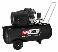 Compresseur AWTOOLS AC100V 100L 3.0HP Black Line, idéal pour une utilisation professionnelle et les outils pneumatiques, grande capacité, puissant, efficace, haute performance et durabilité.