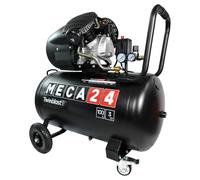 Compresseur Bicylindre 3CV - Cuve 100L - Compresseur à air - 2200W - Pression 8 bars - Débit d'aspiration 320 L/min