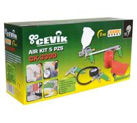 Compresseur CA-CK3300, ensemble de 5 pièces comprenant un pistolet à peinture et une pompe à air