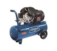 Compresseur d air horizontal a double cylindres Scheppach HC53DC 50L 2200 W 10 bars 3 G
