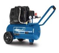 Compresseur d air silencieu horizontal a deu cylindres Scheppach HC25Si 24 L 1100W 8 G