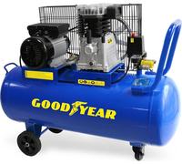 Compresseur d'air 10 bars Réservoir 100L à Courroie 3CV 2250W Débit air 350L/min GOODYEAR