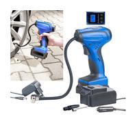 Compresseur d'air 12 V / 230 V sans fil avec manomètre à écran LCD ALP-120 - AGT