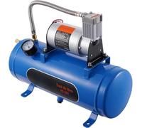 Compresseur d'air 12 V, plage de pression 90-120 psi, construction robuste en acier, 16 gallons