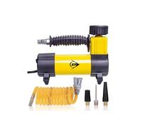 Compresseur d'air DUNLOP 12V 96W 100PSI - Gonflage Rapide Pneus Auto & Vélo, Compact, Portable, Facile à Utiliser