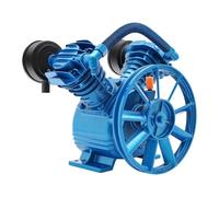 Compresseur d'air 2200 W/3 CV - Tête de pompe à deux cylindres monophasée, débit 250 l/min, pression de sortie 115 psi, vitesse de rotation 1050 tr/min - Tête de pompe universelle pour moteurs à