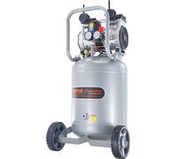 Compresseur d'air 49L Compresseur silencieux 2HP Pompe à air sans huile 8bar Compresseur monophasé Niveau sonore ≤63dB Idéal pour le gonflage des pneus Réparation automobile Peinture Travaux sur bois