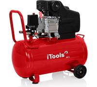 Compresseur d'air 50L à huile 8 bar - Compresseur électrique 1.5 kW Peinture, Gonflage, Outils pneumatiques, Garager ITOOLS
