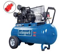COMPRESSEUR D'AIR A 3 CYLINDRES 100 LT 3000W 4HP 10 BAR SCHEPPACH HC550TC 400V