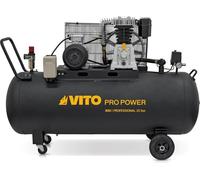 Compresseur d'air à Courroie triphasé 300L 10 Bar 4000W 5.5CV VITO 500L/min.