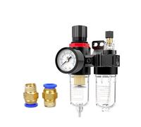 Compresseur d'air AFC2000 1/4, séparateur huile-eau, filtre régulateur, piège, pistolet de pulvérisation, vanne de réduction de pression