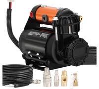 Compresseur d'air automatique Bolt Edge – 12 V – Sans huile – 150 PSI / 100 L/min – Pompe à pneus silencieuse – SUV, camions et camping-cars
