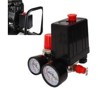 Compresseur d'air avec raccord rapide 3 en 1, vanne de régulation, manomètre, 0-180 PSI