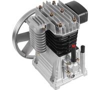 Compresseur d'air - Compresseur à pistons à double cylindre - Pour applications industrielles lourdes - Culasse lubrifiée à l'huile - Fonctionnement en courant continu - Adapté aux industries chimique